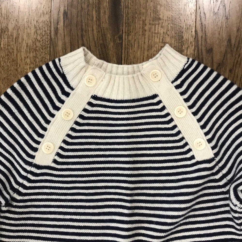 J. Crew Striped Wool Sweater